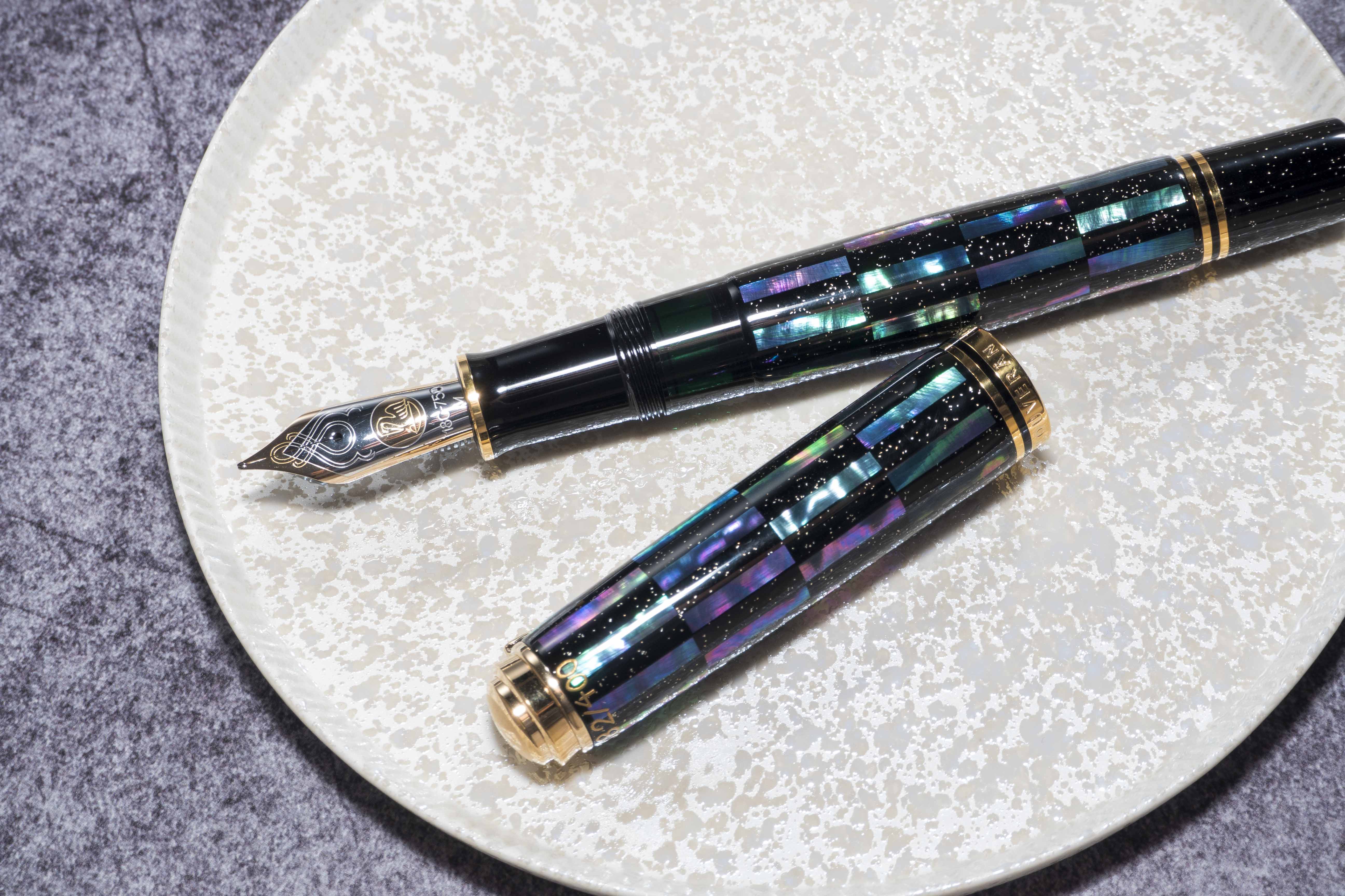Pelikan Fountain Pen M1000 - Ichimatsu Jet Black