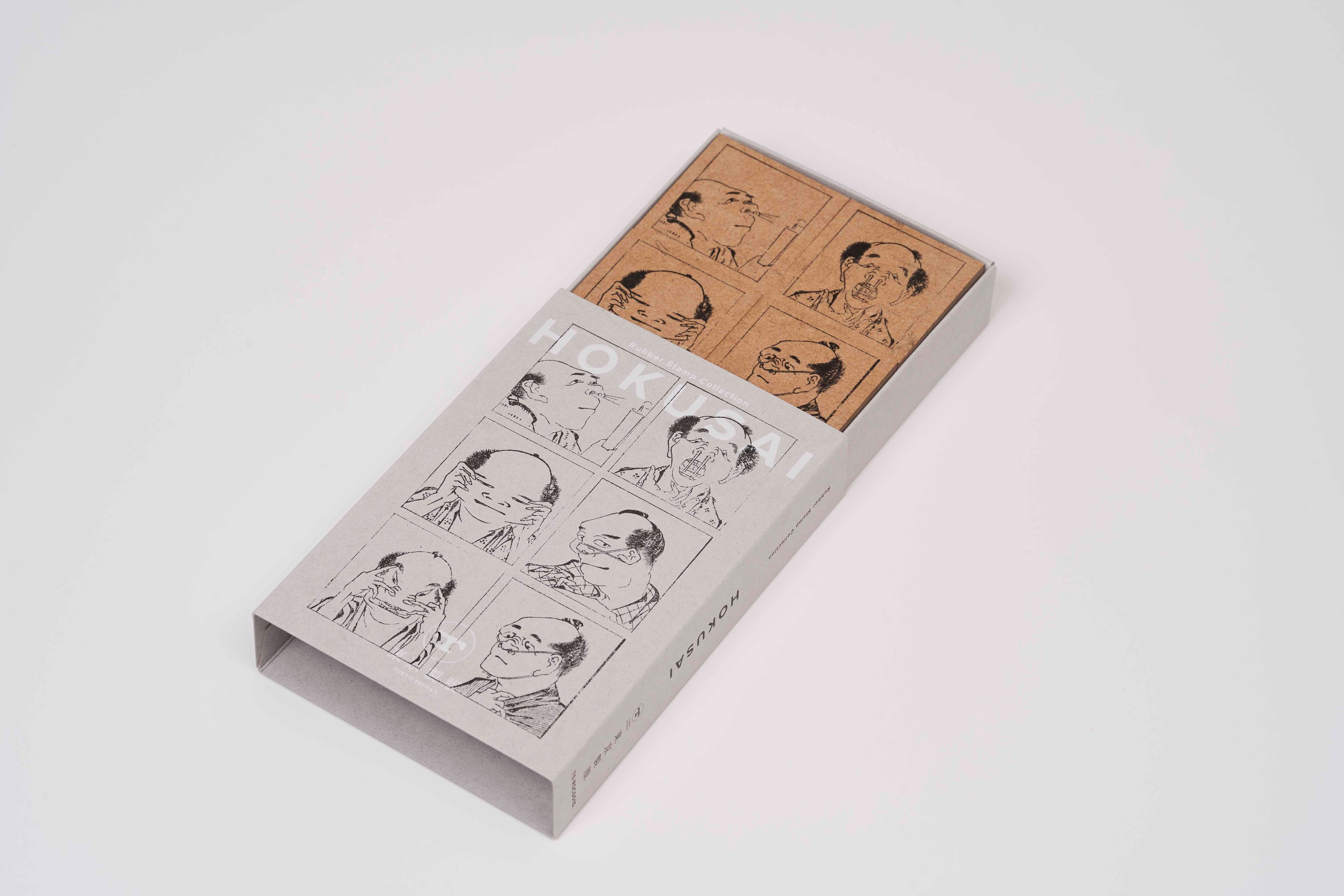 Hokusai - Sumo Rubber Stamp