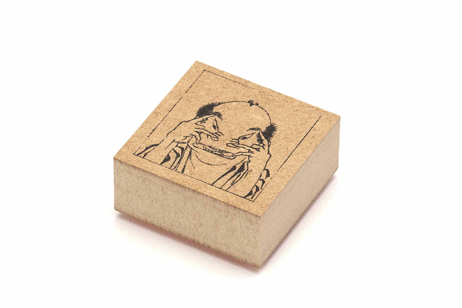 Hokusai Hyakumen Show (Hundred Faces) Rubber Stamp Set