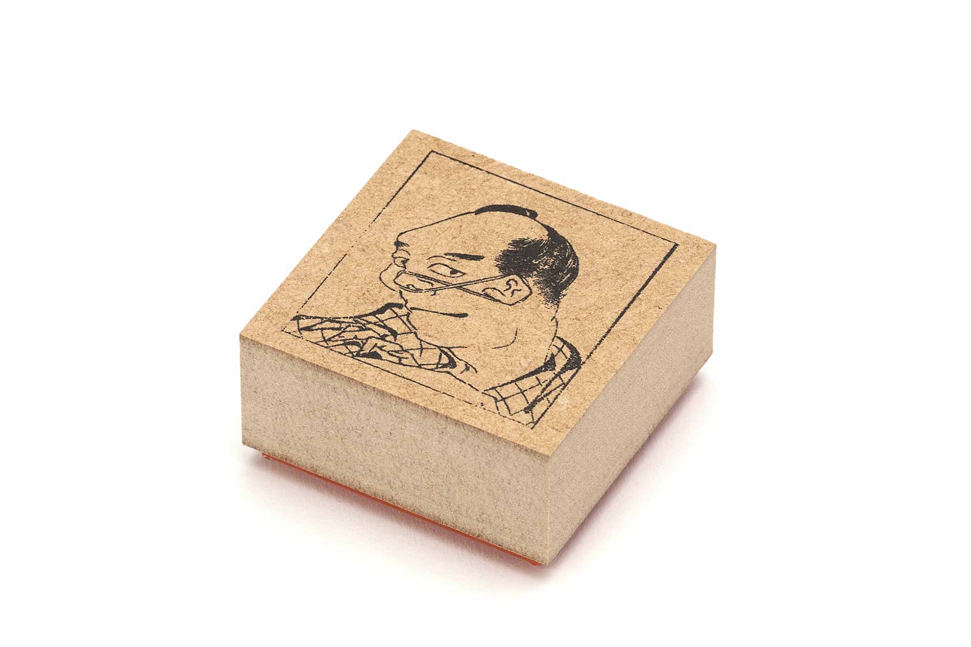 Hokusai Hyakumen Show (Hundred Faces) Rubber Stamp Set